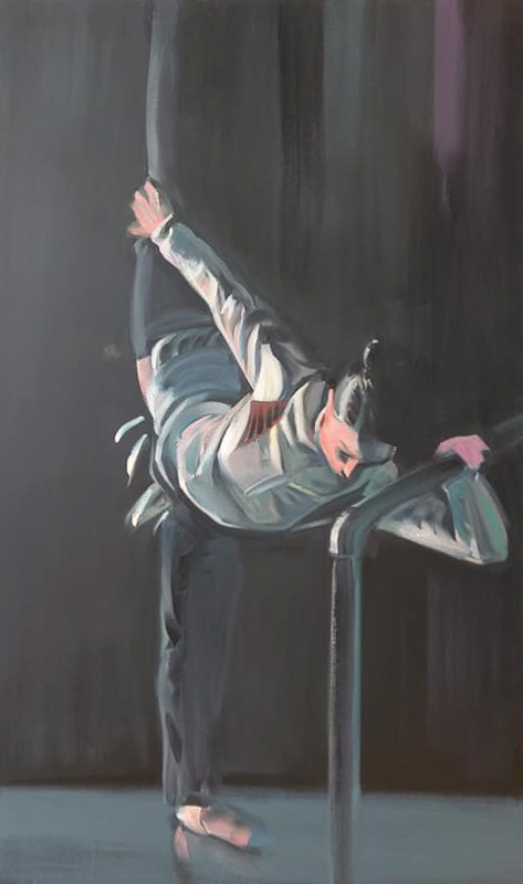 Original Peter Hurley art - Ballerina Series #18 60"x36" $2000