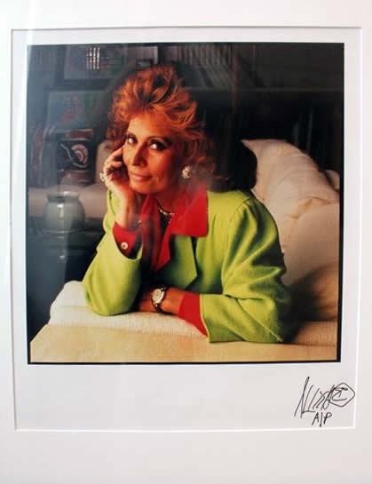 Marc Hauser photograph Sophia Loren Color Fiber Print
