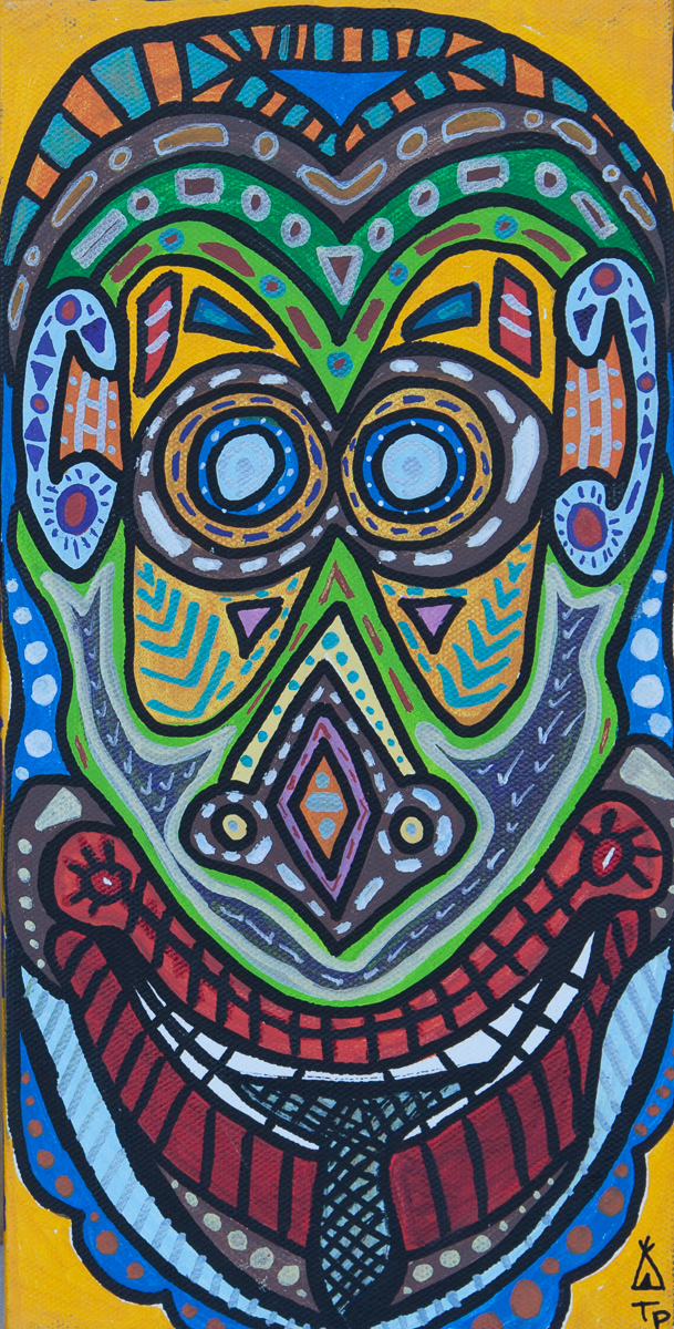 Tony Passero Mask Painting