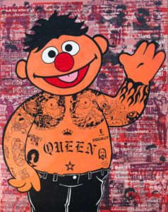 Donald Topp Tatto Hipster Bert and Ernie