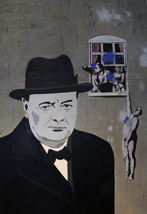 Winston Churchill & Banksy by Maximilian