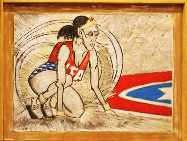 Jackie Joyner Wonder Woman by Mike Zelenko