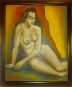 Reclining Nude, 1941, 30.5" x 36", Oil on canvas, $10,000
