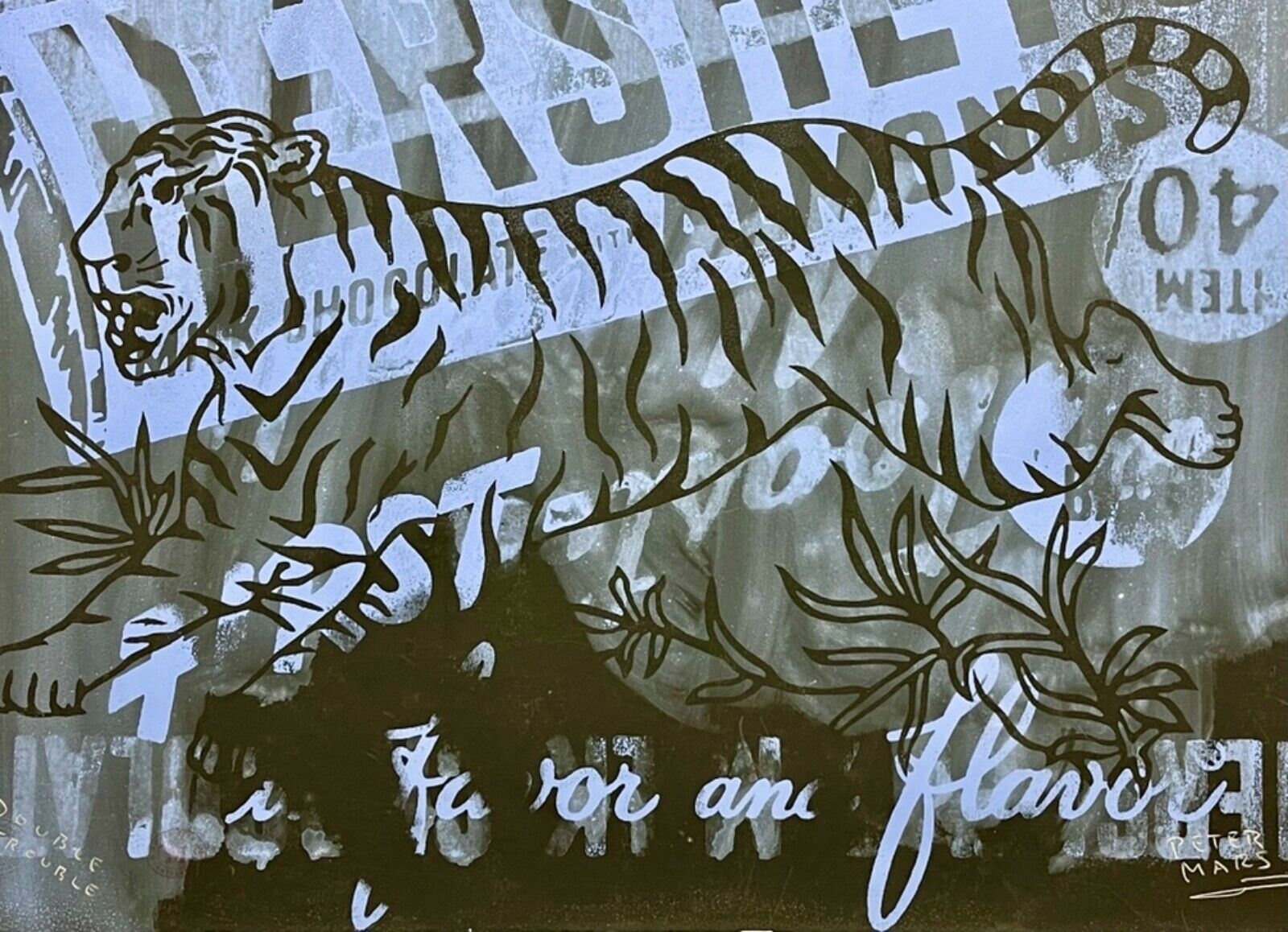 Tiger Chocolate 20" x 30"