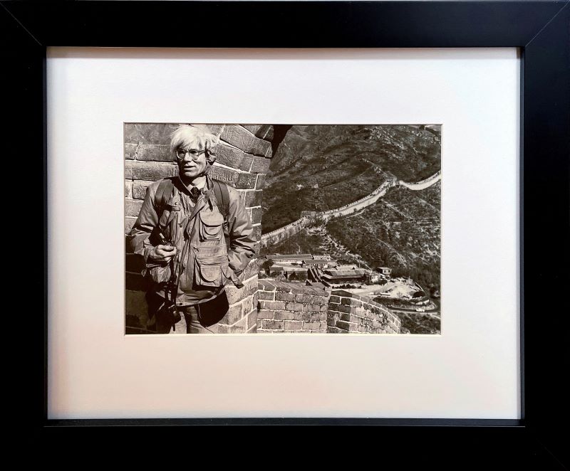1982 Andy Warhol at Great Wall China 11"x14"