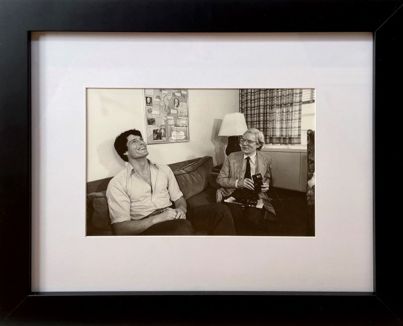 1977 Andy Warhol & Christopher Reeves