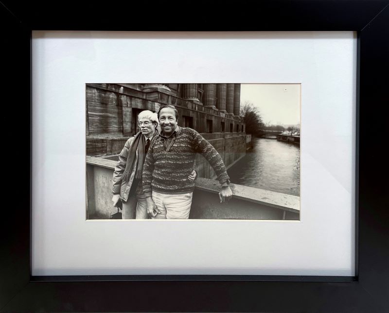1982 Andy Warhol & Robert Rauschenberg 11"x14"