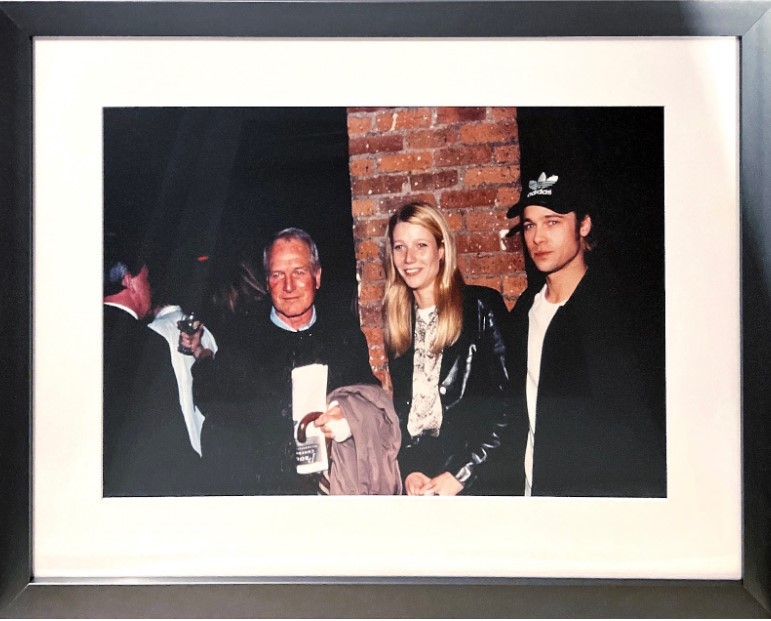 Paul Newman, Gwyneth Paltrow and Brad Pitt by Patrick McMullen