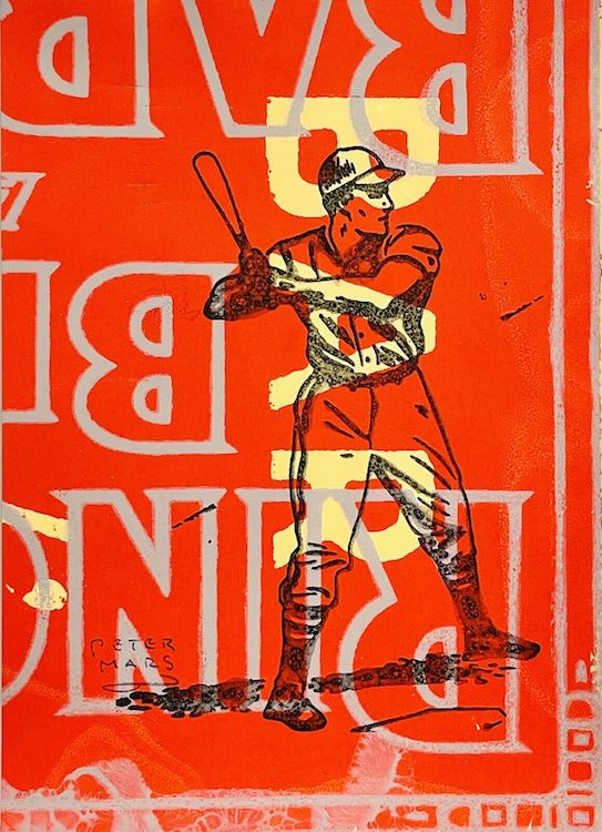 Vintage Baseball 13.25" x 18" $895