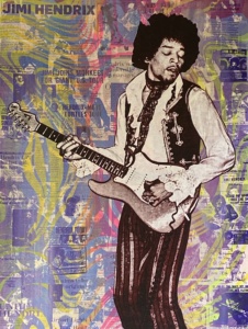 Jimi Hendrix 18"x24"