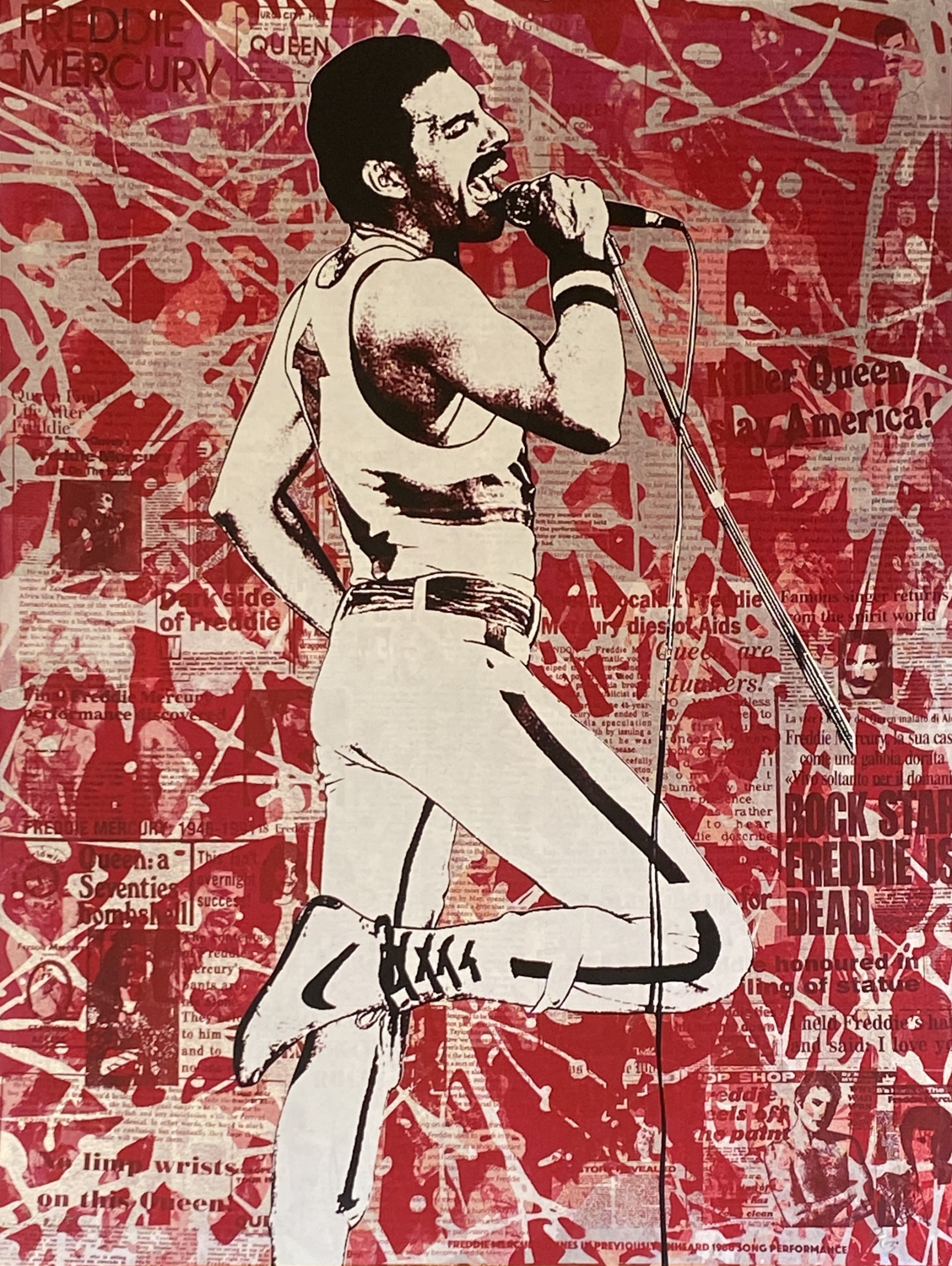 Freddie Mercury #1 18"x24"