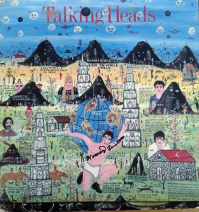 Howard Finster Signed Talking Heads Album Cover