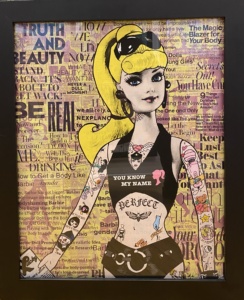 Barbie 19"x23" $650