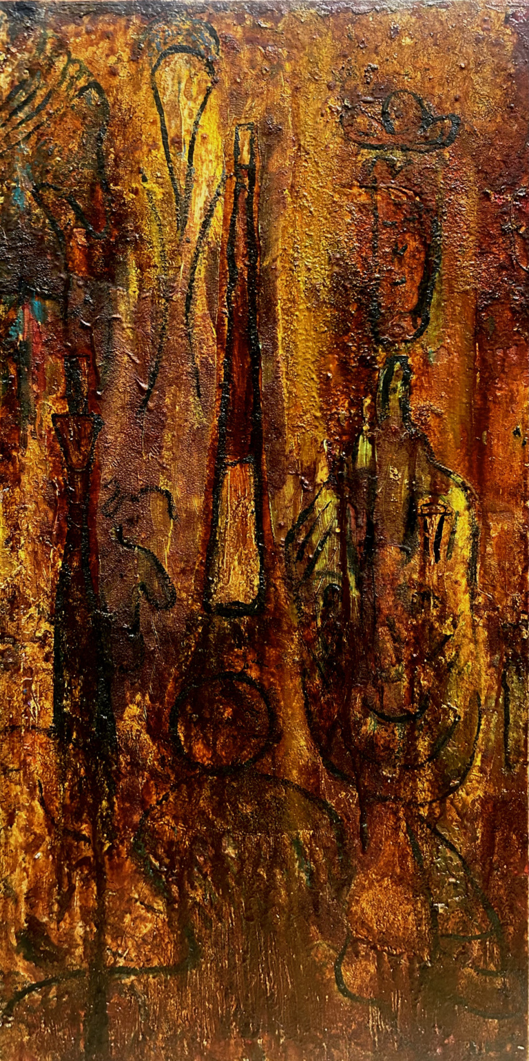 Untitled #473 ● 36" x 18" ● Oil on canvas 1989.015 $1250