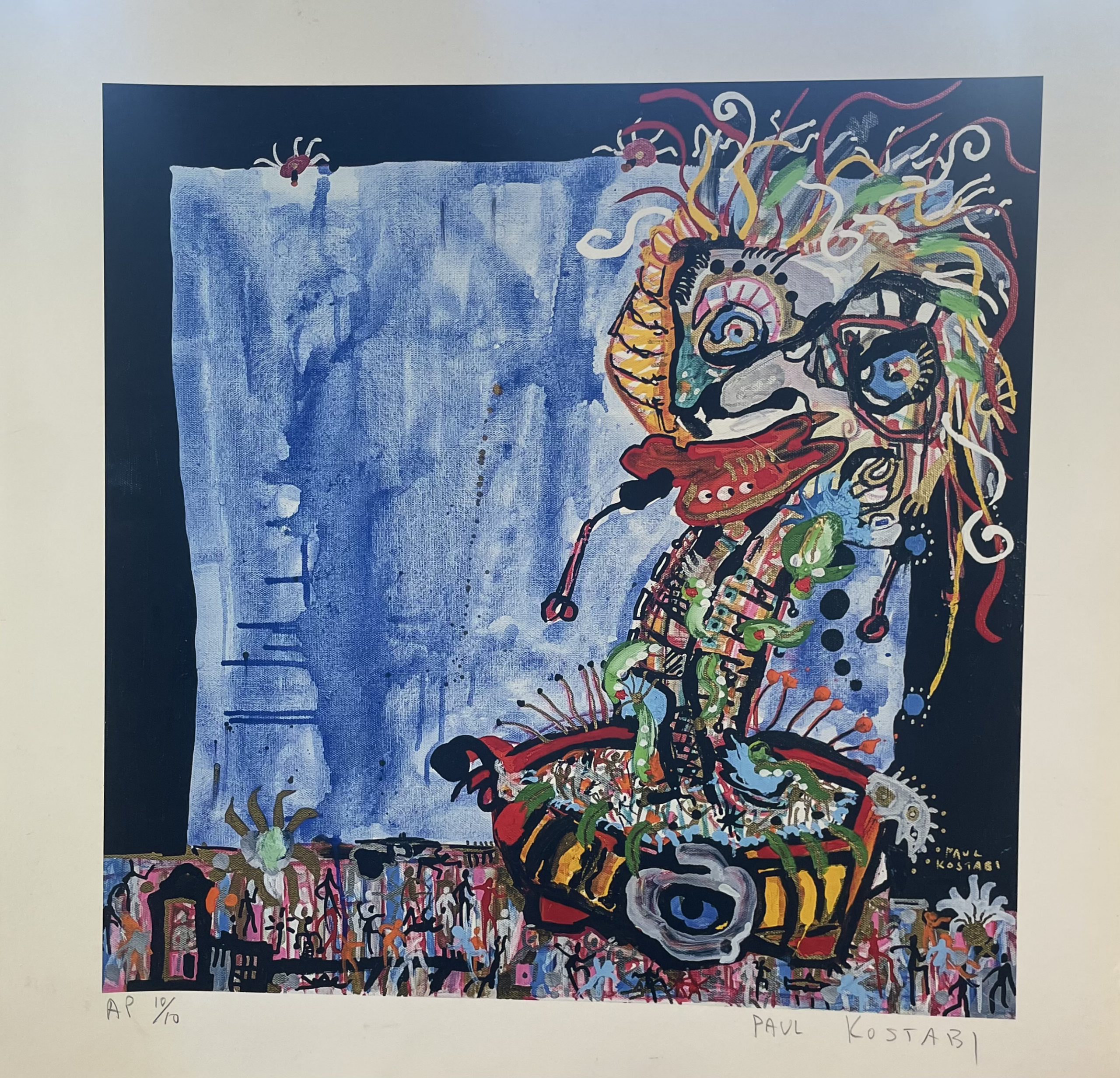 Paul Kostabi, 24"x 24", Giclee Print, $450