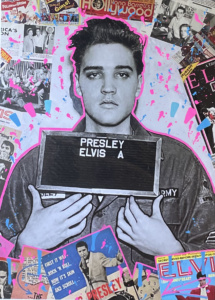 Elvis Presley, 18x24, $250